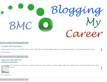 Tablet Screenshot of bloggingmycareer.com